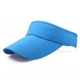 Sun Hat Visor Caps Summer Beach Sunhat Sport Headband Classic Cap Adjustable Sun Sports Visor Hat Baseball Cap