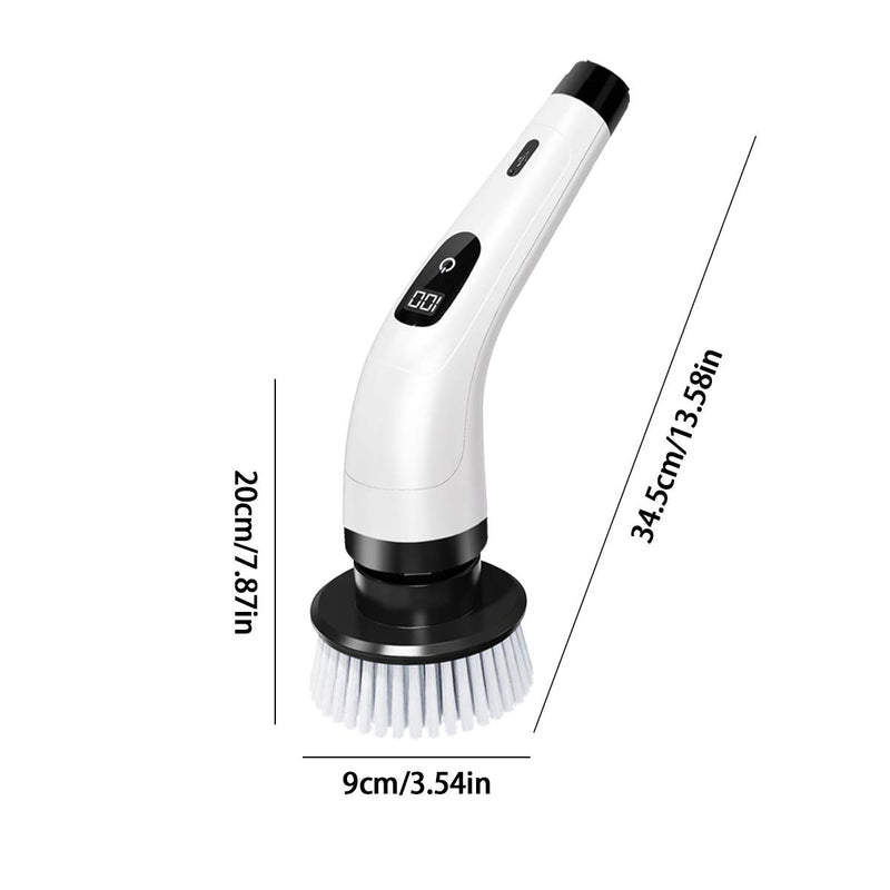 Electric rotary scrubber Power scrubber cordless cleaning brush