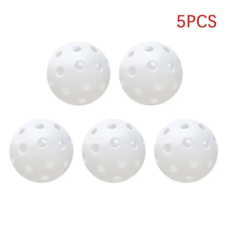 Durable Outdoor Training Pickleball Balls (5-Pack)