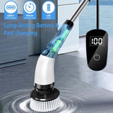 Electric rotary scrubber Power scrubber cordless cleaning brush