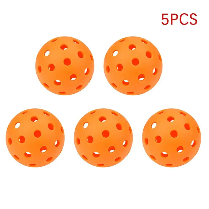 Durable Outdoor Training Pickleball Balls (5-Pack)