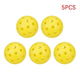 Durable Outdoor Training Pickleball Balls (5-Pack)