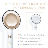 [Free Diffuser] Tideway High-Speed Hair Dryer Brushless Motor & Ionic Technology 4 Temperature Settings Thermo Control Technology Ergonomic Design [Live Only]