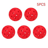 Durable Outdoor Training Pickleball Balls (5-Pack)