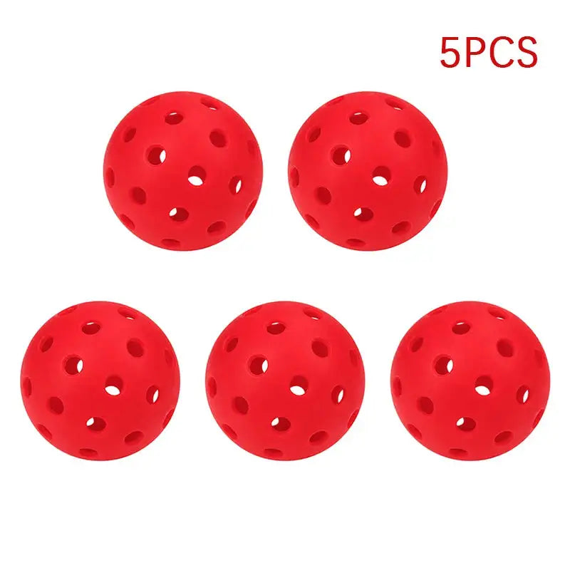 Durable Outdoor Training Pickleball Balls (5-Pack)