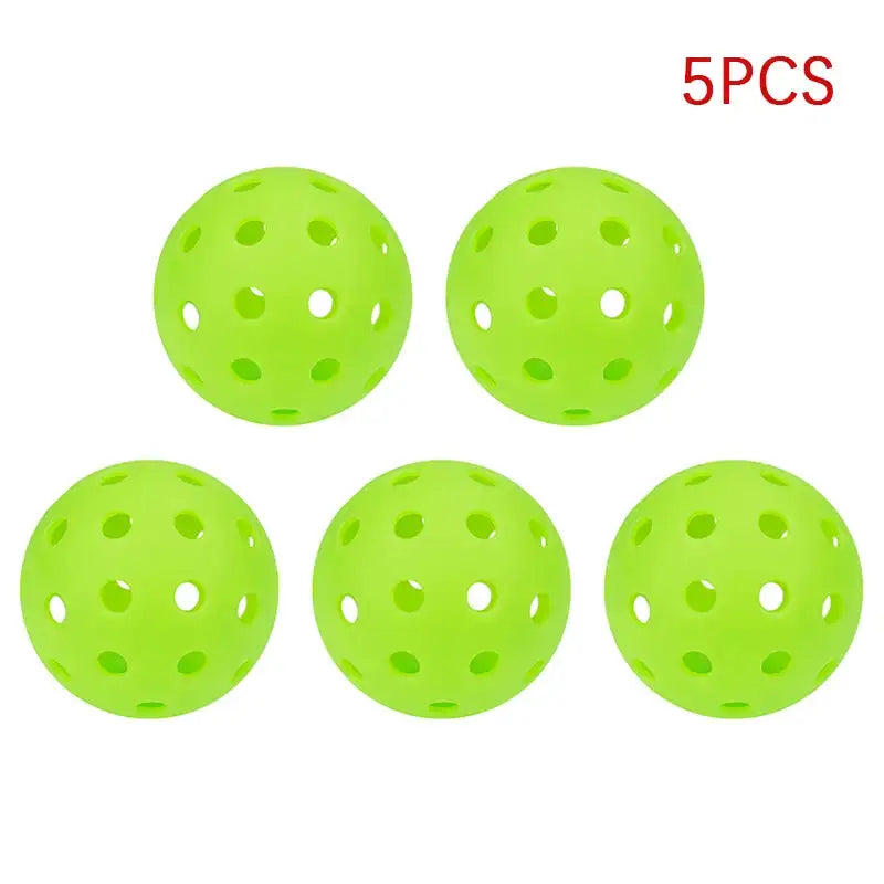 Durable Outdoor Training Pickleball Balls (5-Pack)